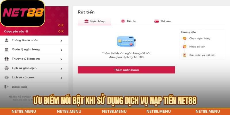 Rút Tiền NET88 – Hướng Dẫn, Điều Kiện Và Xử Lý Lỗi Chi Tiết Thông tin cần kiểm tra trước khi rút tiền NET88