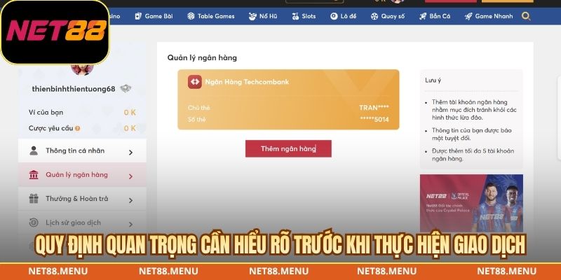 Rút Tiền NET88 – Hướng Dẫn, Điều Kiện Và Xử Lý Lỗi Chi Tiết Quy trình rút tiền NET88 từng bước